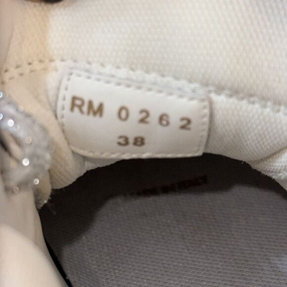 New CELINE CT 06 CT-06 HIGH TOP SNEAKER in CALFSKIN Size 38/ US 8 Luxury - Picture 10 of 12